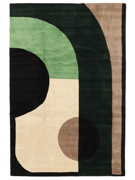  Greenery Rug 200X300 Black/Beige Carpetvista