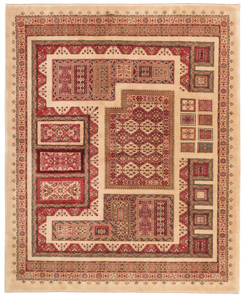 絨毯 ペルシャ ギャッベ キャシュクリ 200X242 ダークレッド/オレンジ (ウール, ペルシャ/イラン)