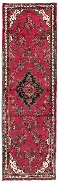Alfombra Persa Hamadan 115X395 De Pasillo Rojo Oscuro/Negro (Lana, Persia/Irán)