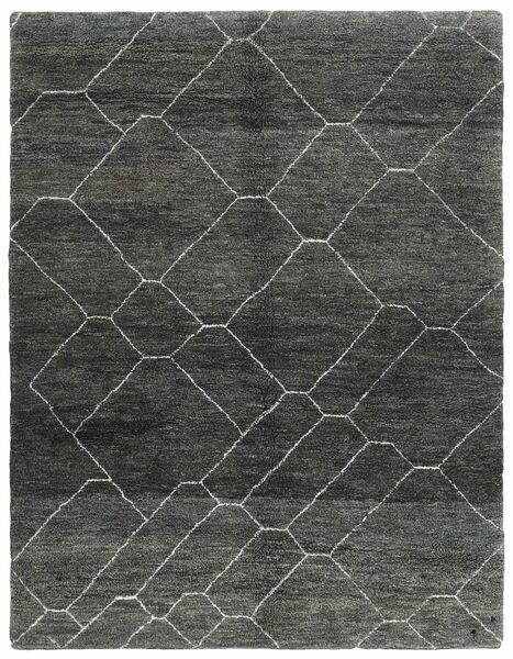 151X197 Moroccan Berber - Persia Rug Modern Black/Dark Grey (Wool, Persia/Iran)