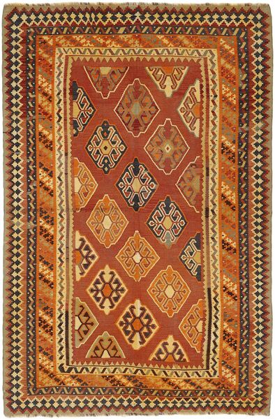 164X262 Kelim Vintage Teppich Orientalischer Braun/Dunkelrot (Wolle, Persien )
