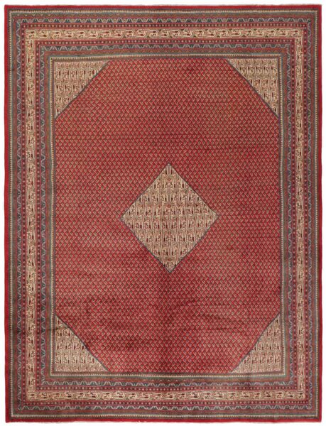 292X385 絨毯 オリエンタル サルーク Mir ダークレッド/茶色 大きな (ウール, ペルシャ)