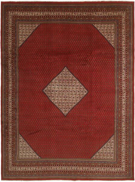 Dywan Orientalny Saruk Mir 293X400 Ciemnoczerwony/Brunatny Duży (Wełna, Persja)