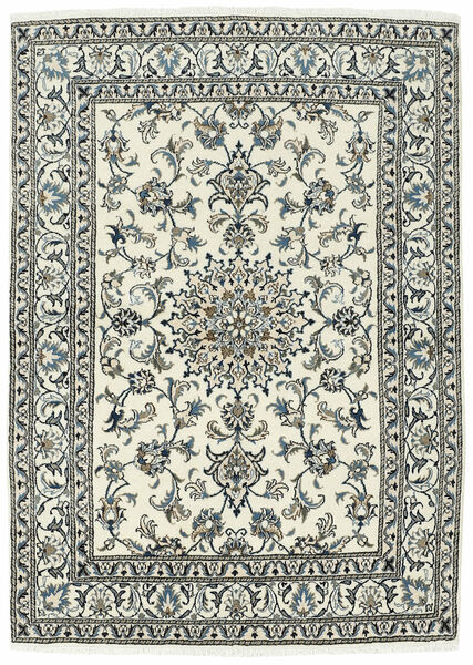  Orientalischer Nain Teppich 146X205 Grün/Hellgrün Wolle, Persien