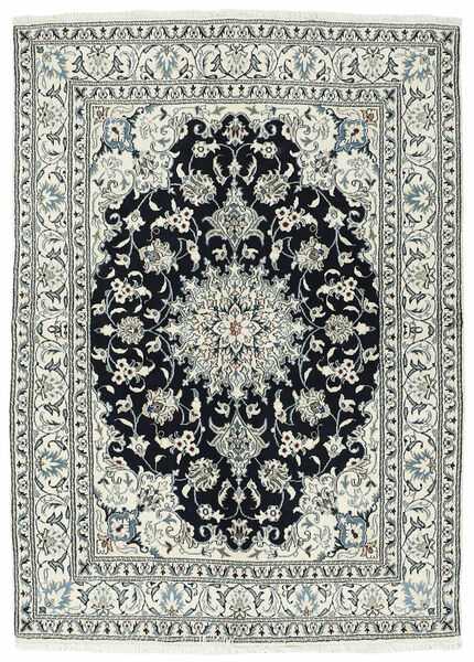 147X204 Nain Teppich Orientalischer Dunkelgrau/Grün (Wolle, Persien )