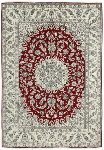 246X352 絨毯 ナイン オリエンタル ダークイエロー/グリーン (ウール, ペルシャ)