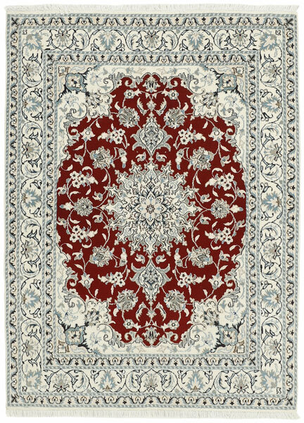 150X205 Nain Teppich Orientalischer Grün/Dunkelgrau (Wolle, Persien )