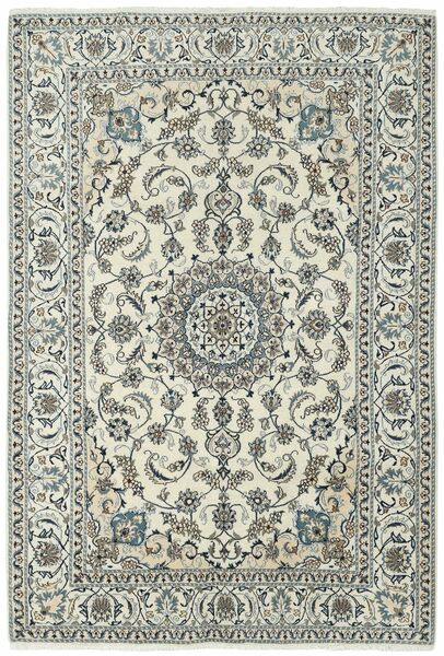  Orientalischer Nain Teppich 197X290 Grün/Dunkelgrün Wolle, Persien