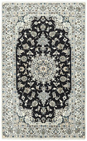 絨毯 ナイン 125X202 グリーン/ブラック (ウール, ペルシャ)