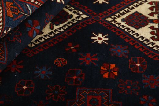  Orientalischer Afshar Teppich 170X230 Schwarz Wolle, Persien