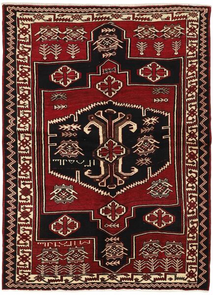 169X232 絨毯 ロリ オリエンタル ブラック/ダークレッド (ウール, ペルシャ)