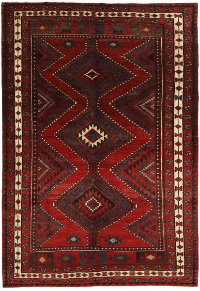 173X258 絨毯 ロリ オリエンタル ブラック/ダークレッド (ウール, ペルシャ)
