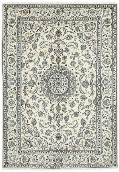  Orientalischer Nain Teppich 200X290 Grün/Hellgrün Wolle, Persien