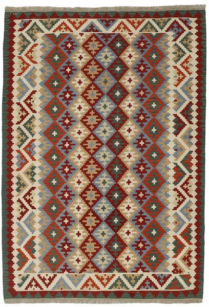 198X292 Kilim Rug Oriental Brown/Black (Wool, Persia)