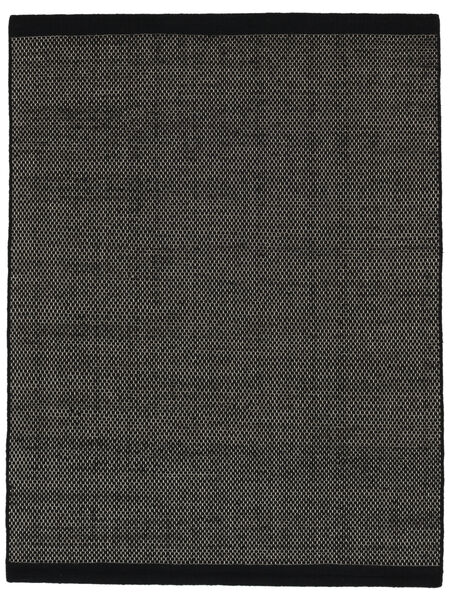 Kalix 200X300 Black/Natural White Geometric Wool Rug