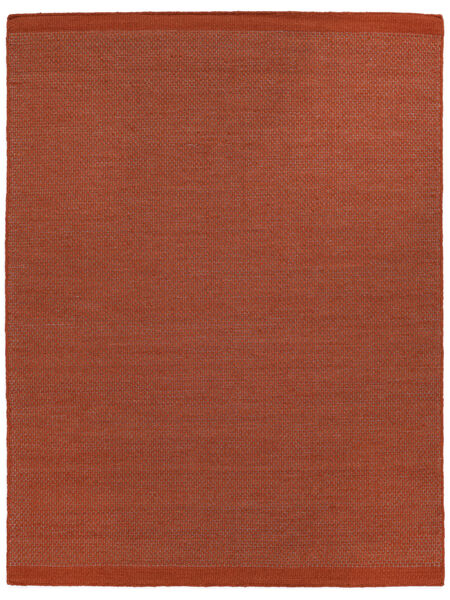 Kalix 250X350 Large Rust Red/Purple Geometric Wool Rug