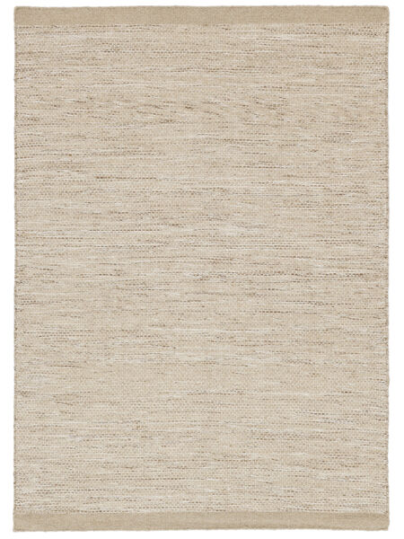  160X230 Geometric Kalix Rug - Natural White/Greige Wool