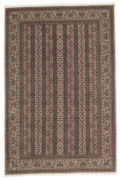  Orientalischer Täbriz 50 Raj Teppich 200X300 Braun/Schwarz Wolle, Persien/Iran