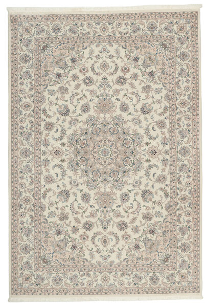  Orientalischer Nain Fine 9La Teppich 204X300 Orange/Beige Wolle, Persien/Iran
