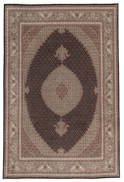 絨毯 オリエンタル タブリーズ 50 Raj 205X310 茶色/ブラック (ウール, ペルシャ/イラン)