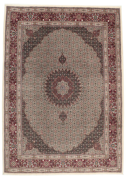  Orientalischer Moud Sherkat Farsh Teppich 246X348 Braun/Schwarz Wolle, Persien/Iran