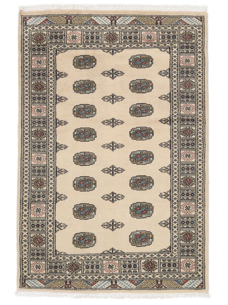 126X184 絨毯 オリエンタル パキスタン ブハラ 2Ply 茶色/ベージュ (ウール, パキスタン) Carpetvista