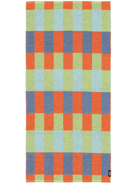  Indoor/Outdoor Rug 70X150 Washable Small Favola - Orange/Blue