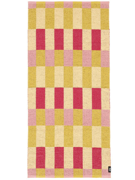  Indoor/Outdoor Rug 70X150 Washable Small Favola - Pink/Yellow