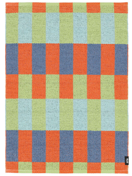  Washable Indoor/Outdoor Rug 70X100 Favola Orange/Blue Small