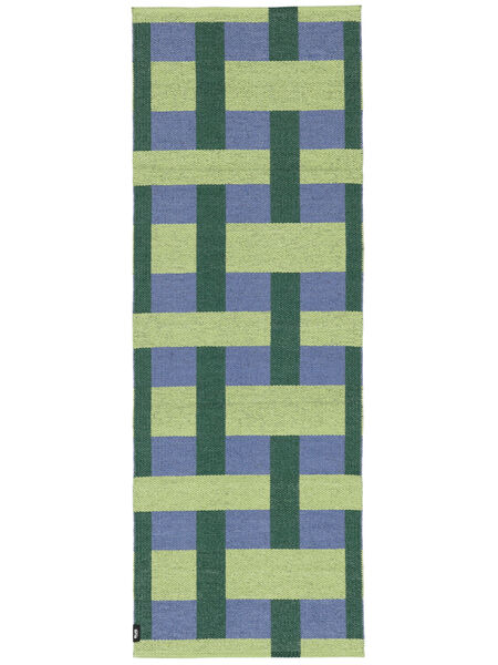  Indoor/Outdoor Rug 70X200 Washable Small Checkson - Green