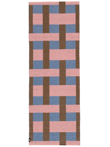  Indoor/Outdoor Rug 70X200 Washable Small Checkson - Pink/Multicolor