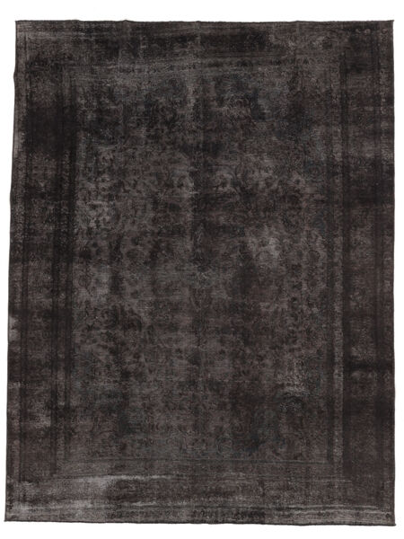 Colored Vintage Rug 287X371 Vintage Persian Wool Black Large Carpetvista