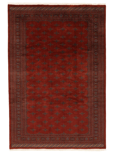 248X358 絨毯 パキスタン ブハラ 3Ply オリエンタル ブラック/ダークレッド (ウール, パキスタン) Carpetvista