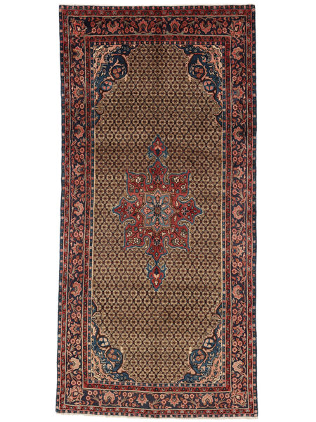  Koliai Rug 152X304 Persian Wool Black/Brown Small Carpetvista