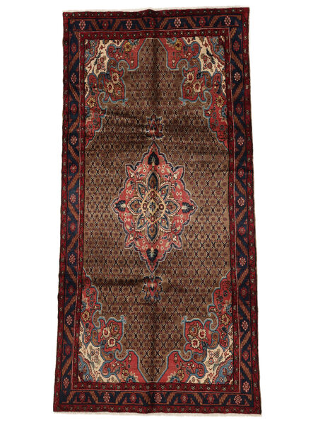  Persischer Koliai Teppich 152X310 Läufer Schwarz/Braun (Wolle, Persien/Iran)