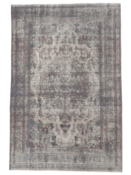  Persischer Colored Vintage Teppich 190X280 Dunkelgrau/Grau Carpetvista