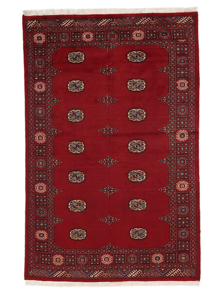 絨毯 オリエンタル パキスタン ブハラ 2Ply 139X212 ダークレッド/ブラック (ウール, パキスタン)