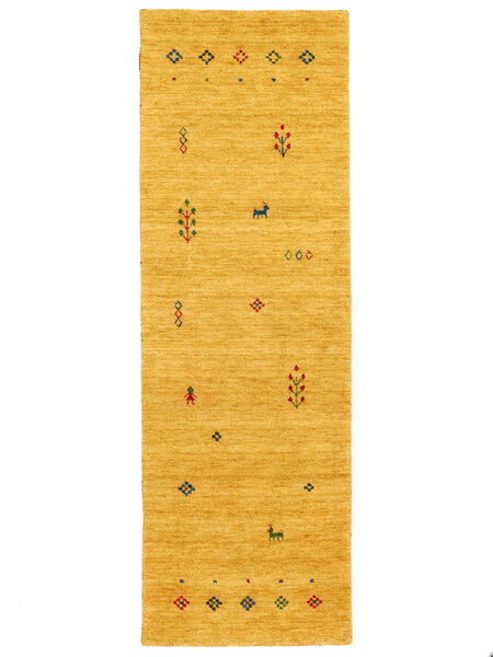  80X250 Small Gabbeh Giza Rug - Yellow Wool