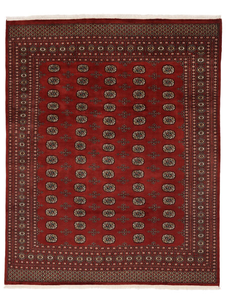 絨毯 パキスタン ブハラ 2Ply 246X302 ブラック/ダークレッド (ウール, パキスタン)