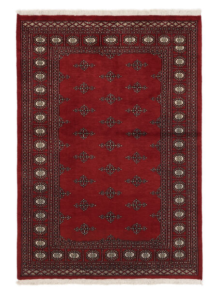 139X200 Pakistan Bokhara 2Ply Rug Oriental Dark Red/Black (Wool, Pakistan) Carpetvista