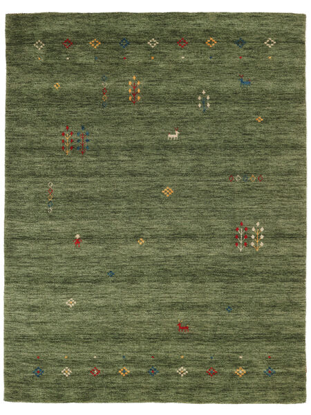  200X300 Gabbeh Giza Rug - Forest Green Wool