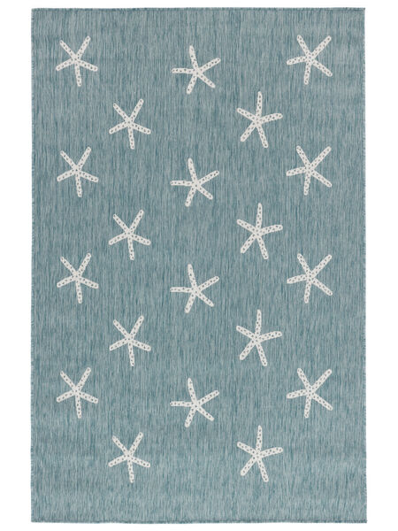  Indoor/Outdoor Rug 140X200 Washable Small Marina - Turquoise