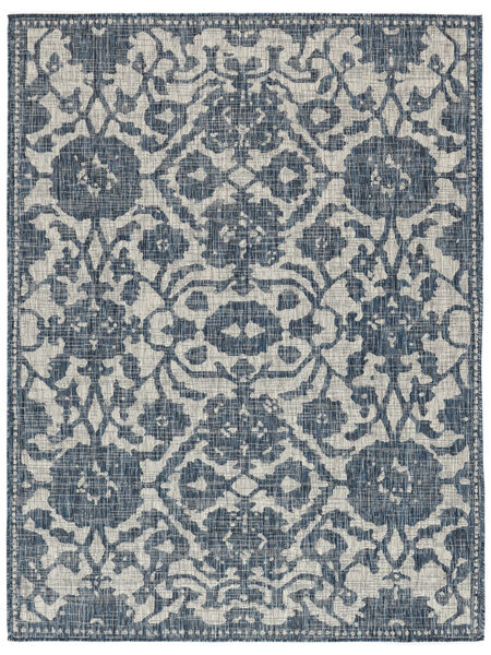  洗える インドア/アウトドア用ラグ 200X300 Tajmali ブルー 絨毯