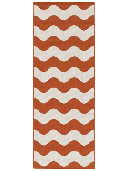  Washable Indoor/Outdoor Rug 80X200 Mare Rust Red Runner
 Small