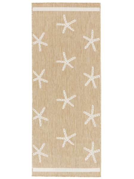  Indoor/Outdoor Rug 80X200 Washable Small Marina - Beige