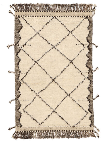 125X193 Moroccan Berber - Afghanistan Teppich Moderner Beige/Braun (Wolle, Afghanistan) Carpetvista