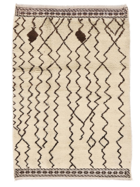  Berber Style Tappeto 125X188 Di Lana Arancione/Beige Piccolo Carpetvista