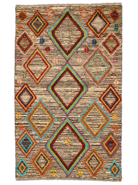  Moroccan Berber - Afghanistan 89X144 Ruskea/Oranssi Carpetvista
