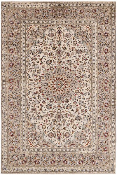 197X300 絨毯 カシャン オリエンタル 茶色/オレンジ (ウール, ペルシャ/イラン)