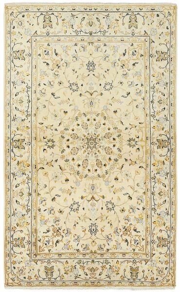  Orientalischer Keshan Teppich 133X222 Gelb/Orange Wolle, Persien/Iran